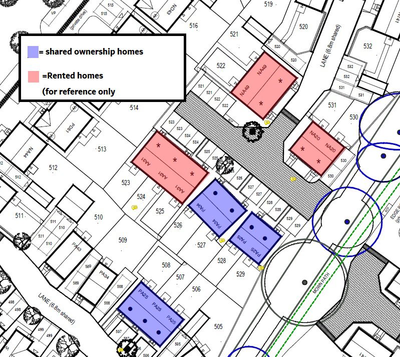 Site Plan Plots 526 529