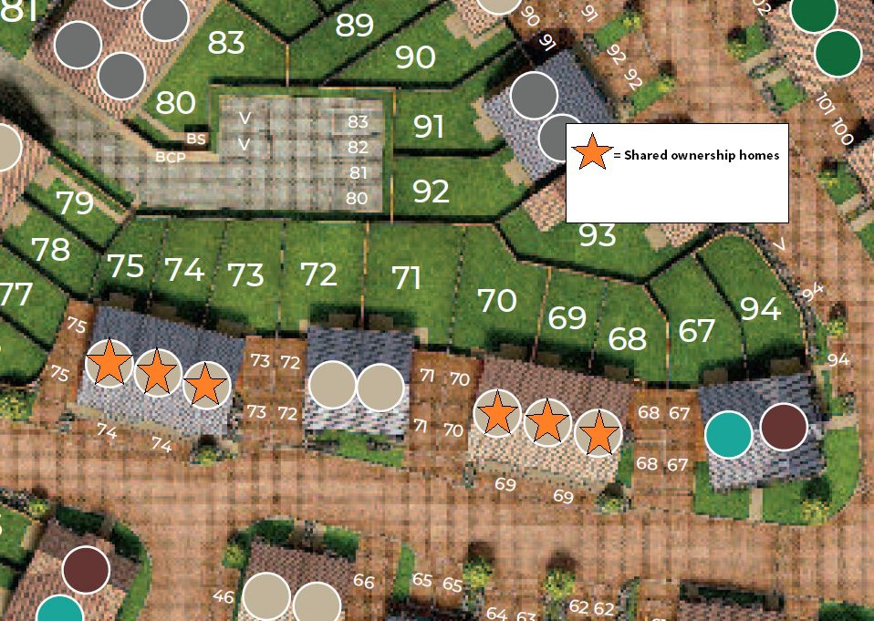 Site Plan Plots 68,69,70,73,74,75