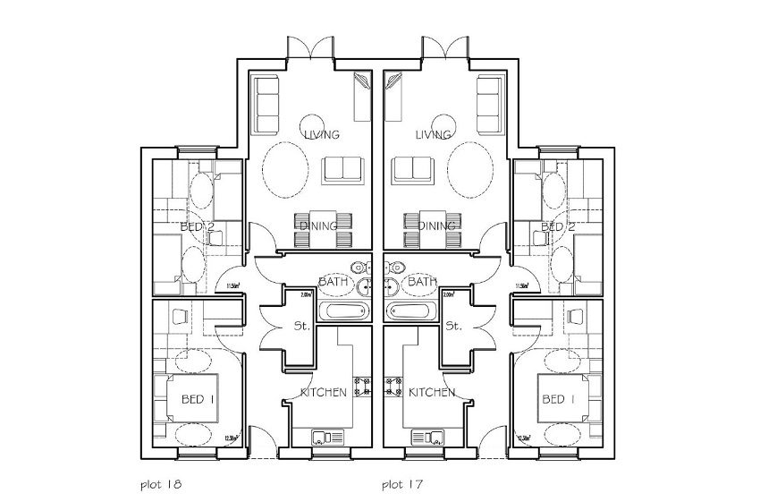 P17&18 Deerhurst Floor Plan