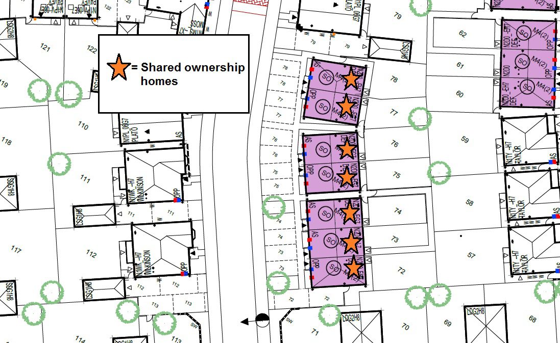 Plots 72 78 Site Plan