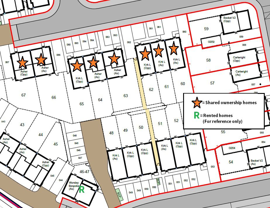 Site Plan Plots 60 67