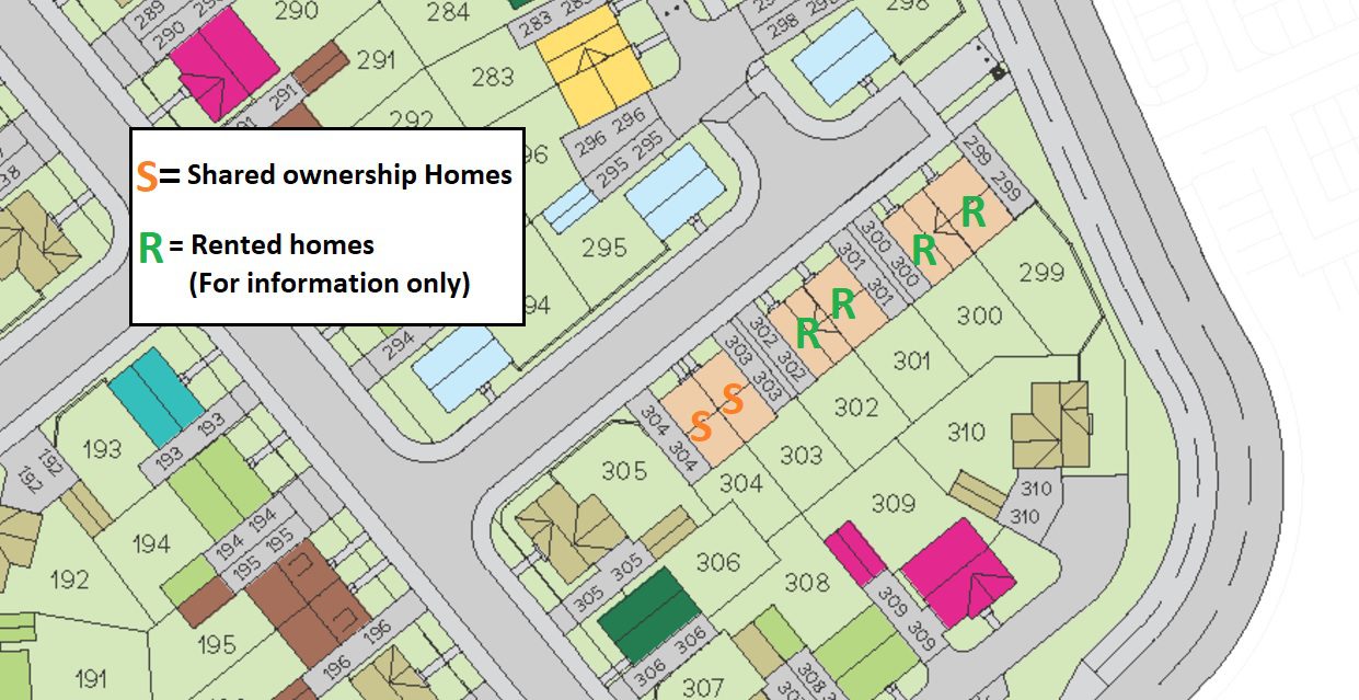 303 & 304 Site Plan