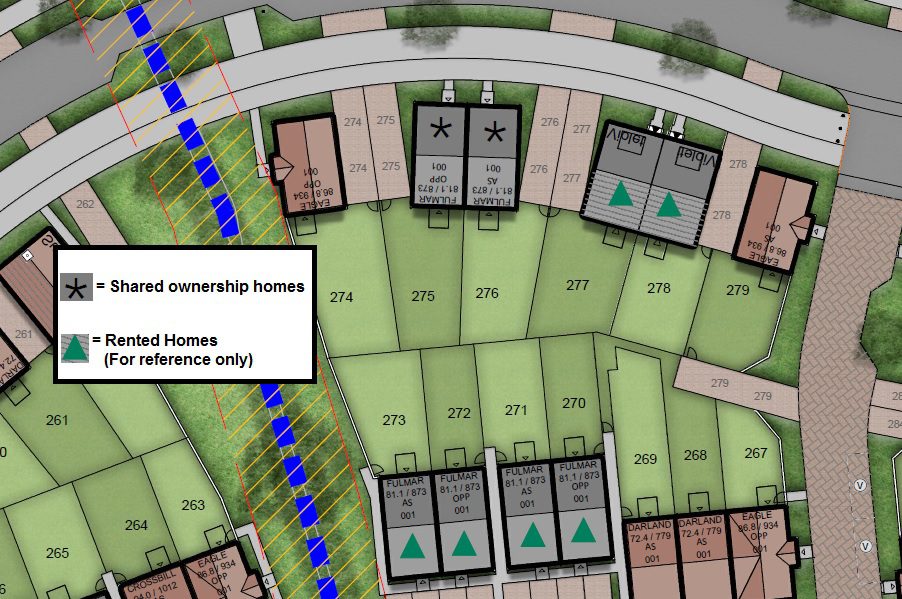 Fivefields Site Plan P275 & P276