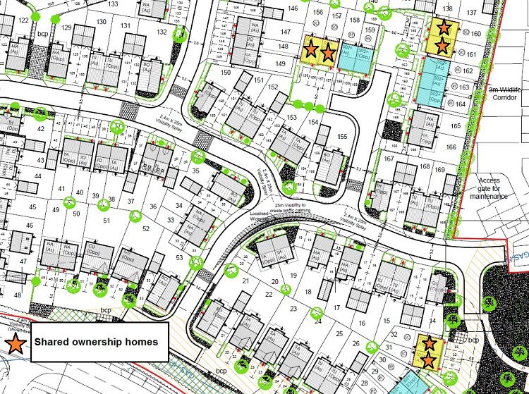 Site Plan Plots 31,32,156,157,160,161