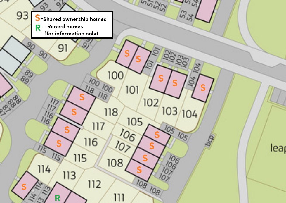 Plots 100 115 Site Plan