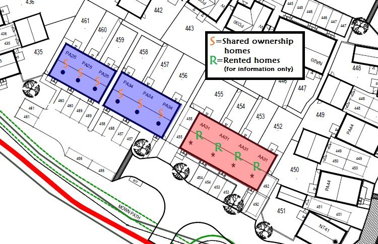 Site Plan Plots 452 461 Only