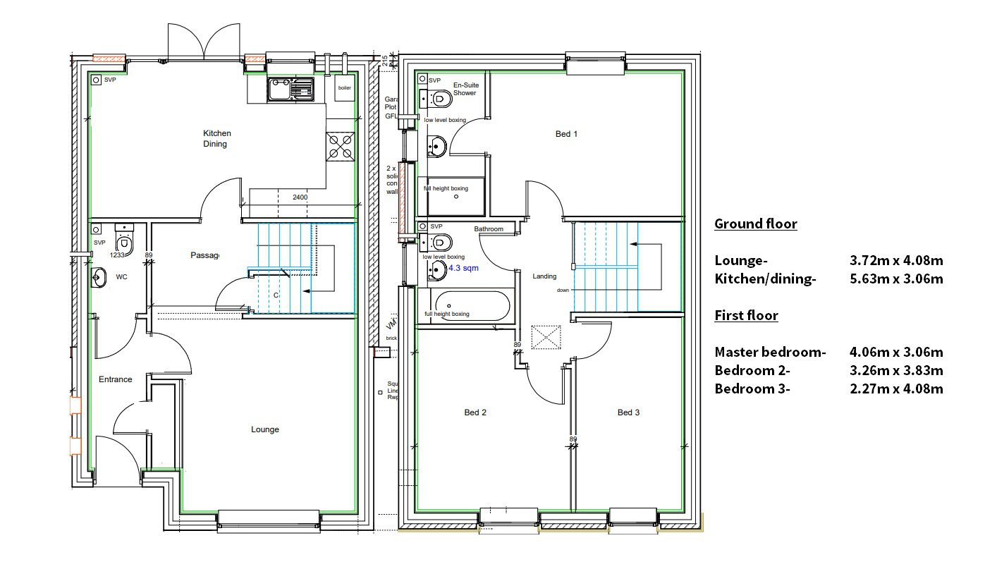 Chennille Plot 2,3,4,5,6 Floor Plan