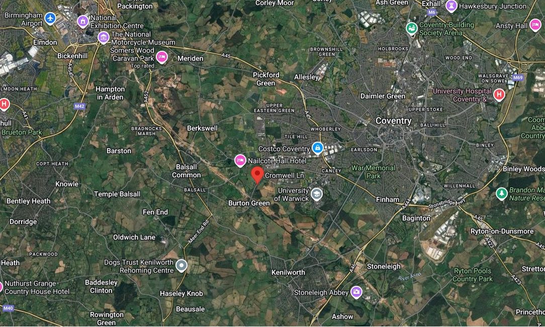 Clarendon Zoomed Out Location