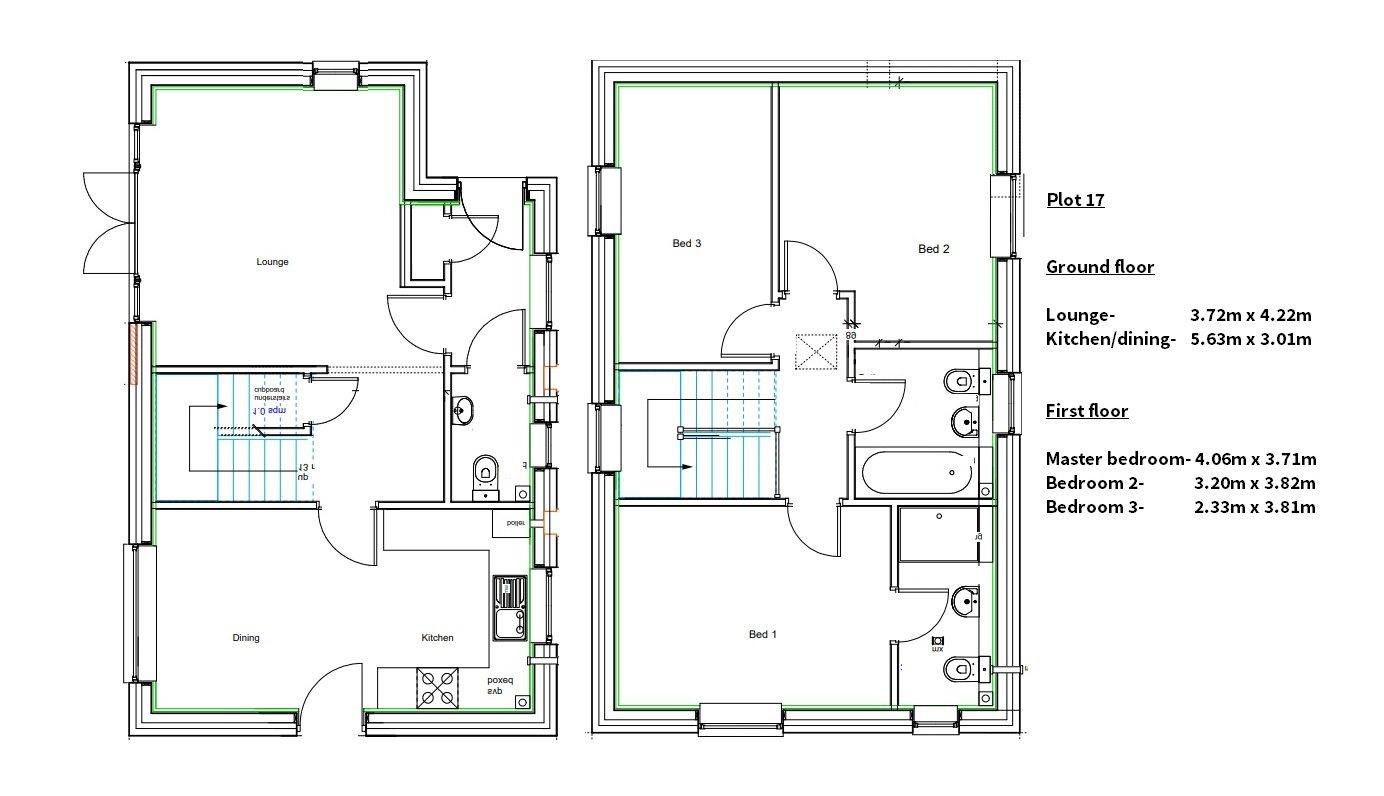 Milliner Floor Plan Plot 17