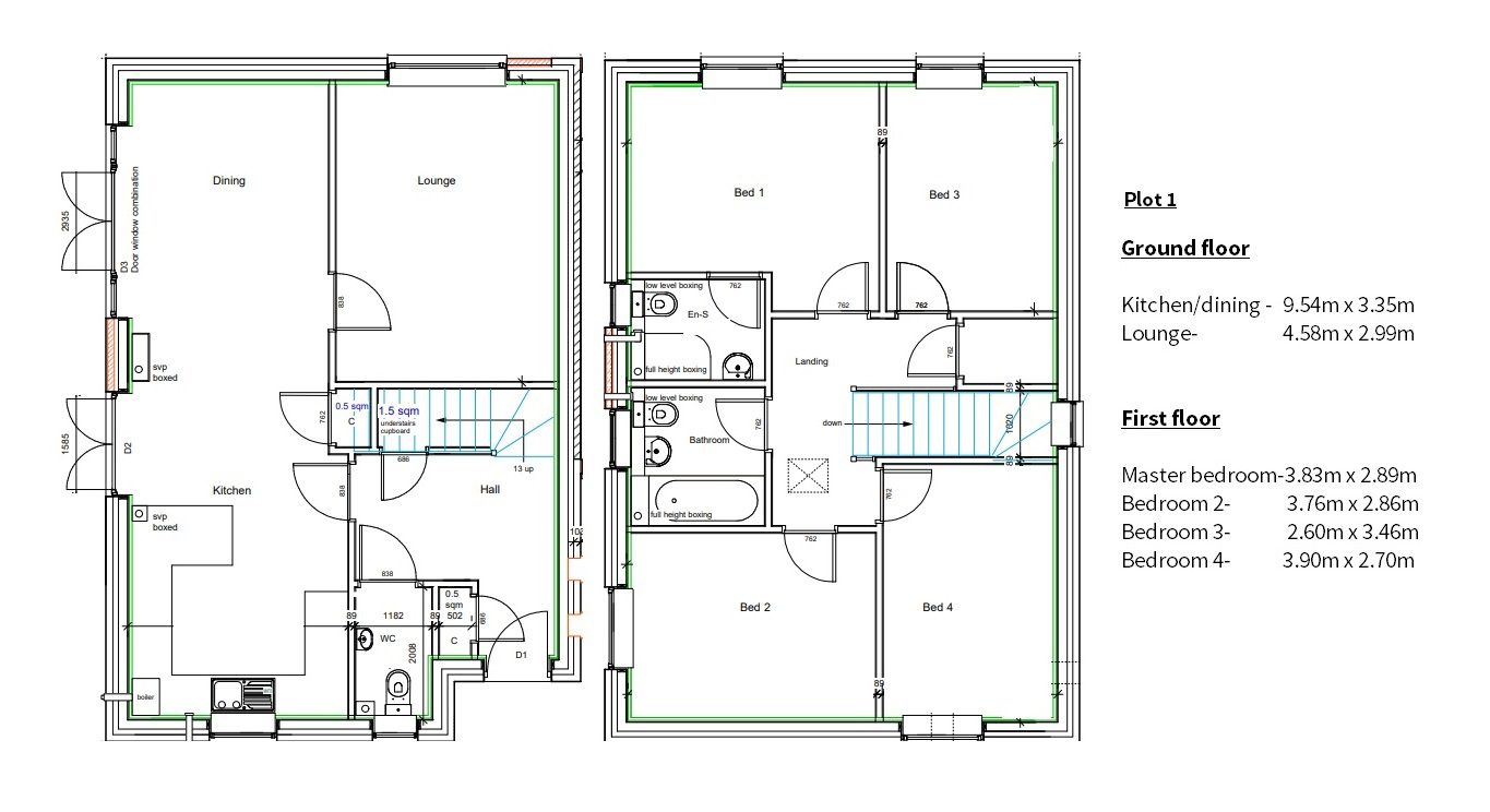 Plot 1 Floor Plan
