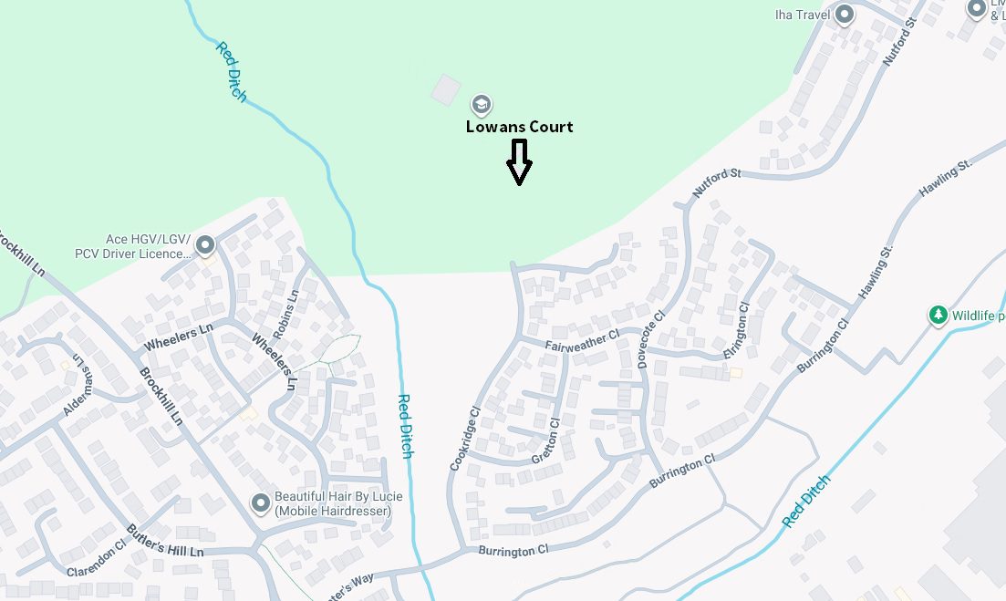Zoomed In Location Plan