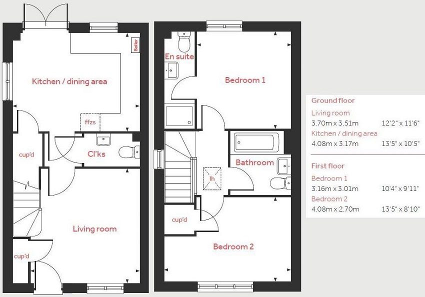 14 Red Oak Drive Floorplan