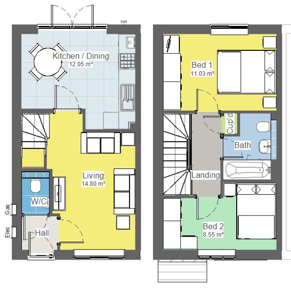 18 Wheelbarrow Floorplan