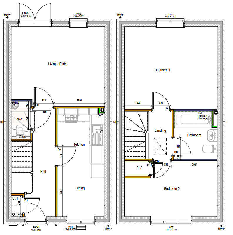 8 Moat Lane Floorplan